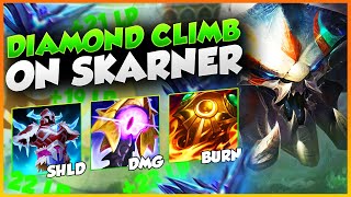 Climbing through Diamond with Skarner! | Season 14 Skarner Build & Runes