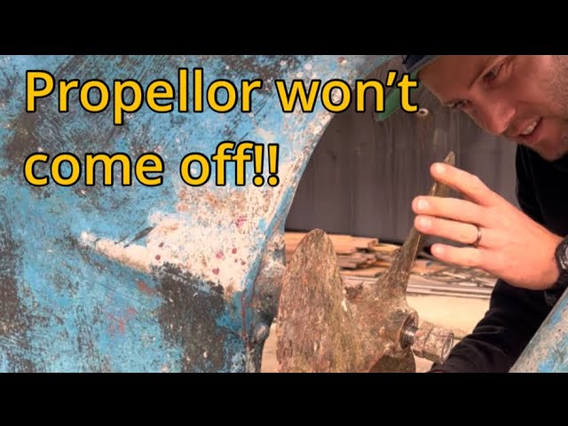 [Ep 11] Removing Propeller – Two Weeks Hauled Out!