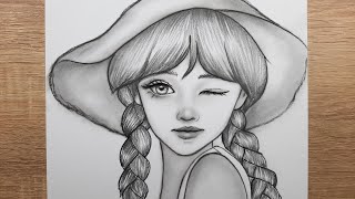 Kolay Karakalem Kız Portre Çizimi Adım Adım Nasıl Yapılır Güzel Bir Kız Yüzü Nasıl Çizilir