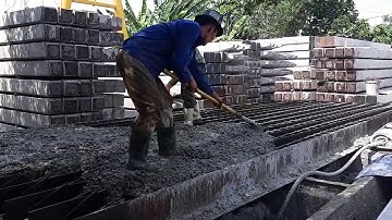casting reinforced concrete piles (Đúc cọc bê tông cốt thép)