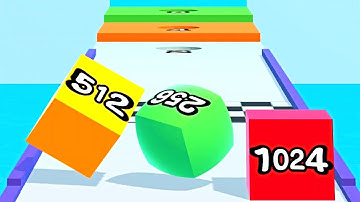 Ball Run 2048 Merge Number ! MAX LEVELS Gameplay Walkthrough New Update Part 327 android, ios