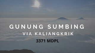 Pendakian Gunung Sumbing 3371 MDPL via Butuh Kaliangkrik Magelang