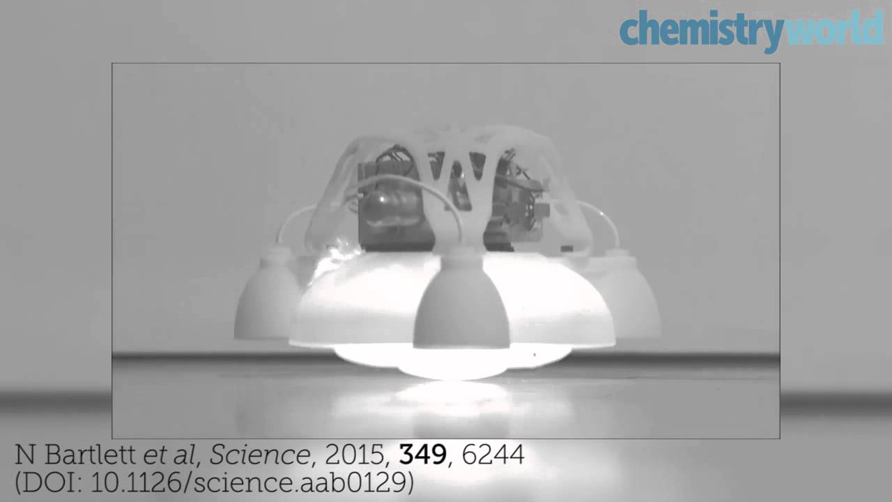 3D printing allows soft robots to rise up - YouTube