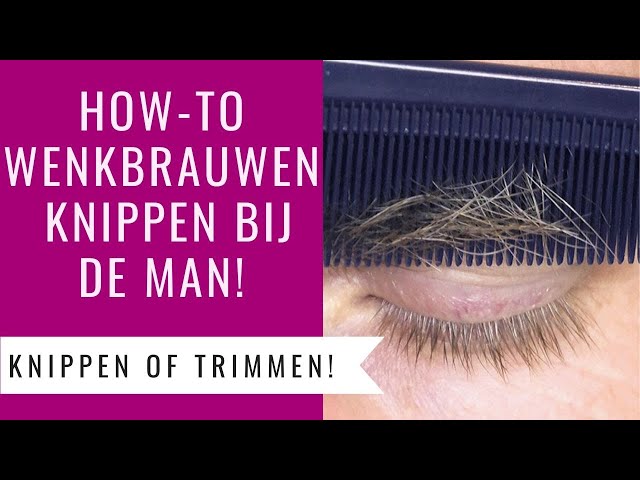 Wenkbrauwen Knippen Bij De Man! | Tutorial | Dazzling Beauty - Youtube