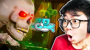 Tôi Solo Với ĐẠI CHIẾN NGƯỜI XƯƠNG Trong Geometry Dash!! Skeletal Shenanigans