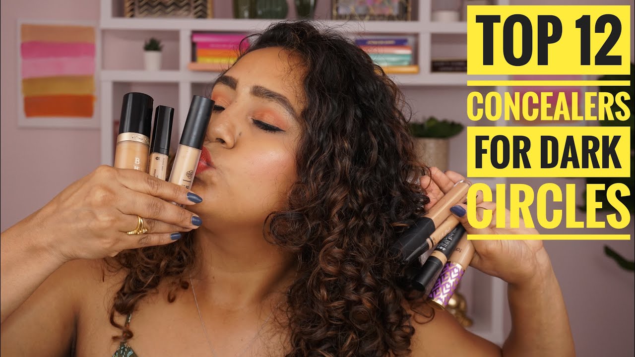 TOP 12 CONCEALERS FOR INDIAN BROWN SKIN l HIGH END , DRUGSTORE & INDIAN