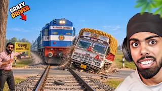 INDIAN TRUCK VS TRAIN CRASH... screenshot 4