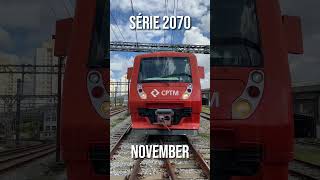 #FrotaCPTM - 🚉Série de trens 2070