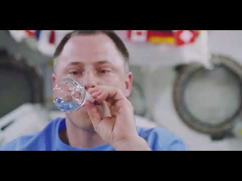Moving Water in Space - 8K Ultra HD