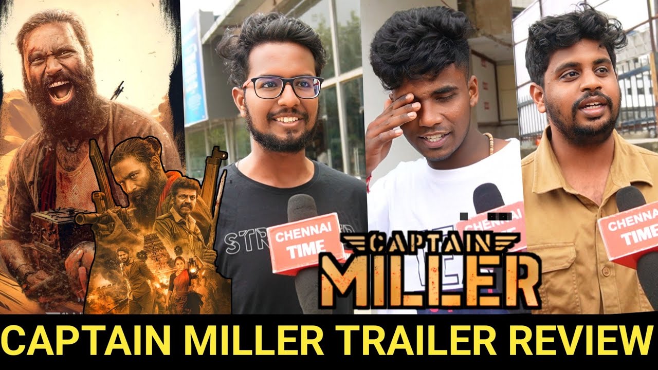 🔴Captain Miller Trailer Public review | Captain Miller Trailer review |Captain Miller Movie trailer