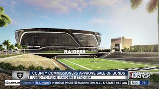 County officials ok bonds for raiders stadium in las vegas