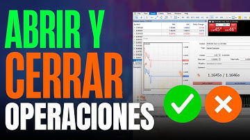 Cómo ABRIR y CERRAR operaciones en MetaTrader 5 (MT5)