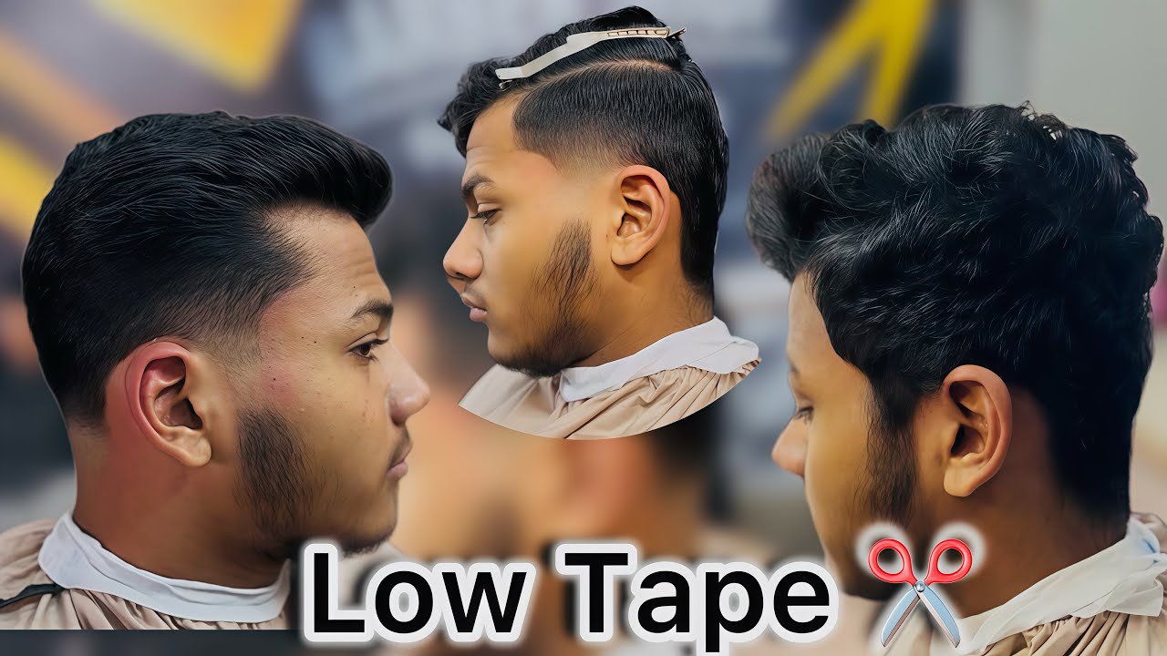 Low Tape Fade Haircut for boys 💈|full tutorial video ✂️|