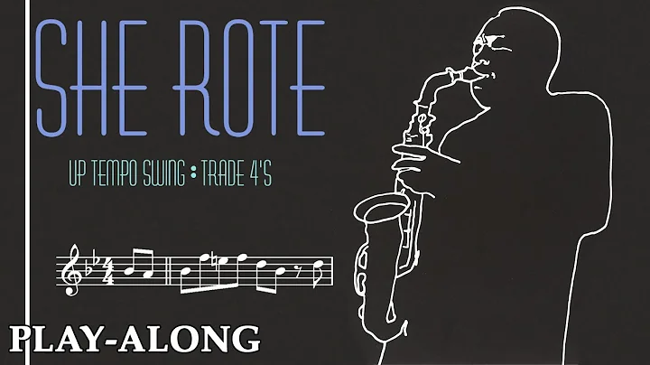 She Rote (Bb) - Up Tempo Swing TRADE 4's || BACKING TRACK