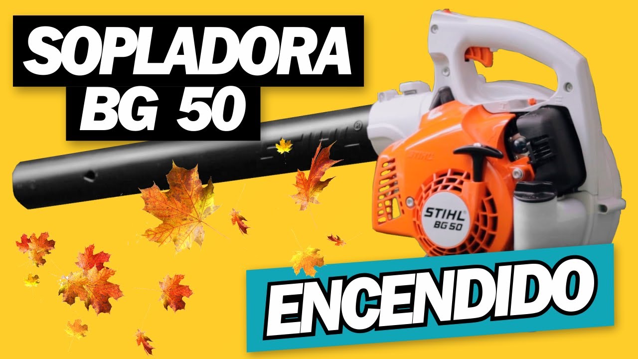 ENCENDIDO DE SOPLADORA BG 50 - YouTube
