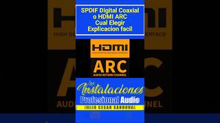 Cómo conectar un televisor a un receptor de sonido | COAXIAL DIGITAL AUDIO vs HDMI ARC AUDIO