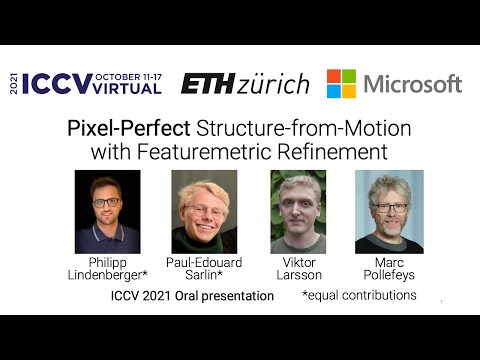 [ICCV 2021] Pixel-Perfect Structure-from-Motion With Featuremetric Refinement