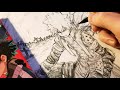 Drawing BAKUGO Redesign Trigun | Anime Manga Sketch