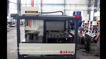 2-Roll Plate Bending Machines Automatic Production Line