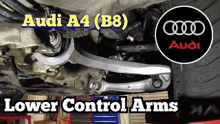 Audi A4 (B8) Front Suspension Knocks Part 2. Lower Control Arms Replacement