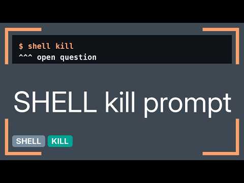 Temporarily freeze a process upon shell interaction (2 Solutions!!)