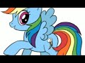 Shorts drawing beautiful little pony  rainbow dash very easy  by  gk art gallery 