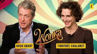 Timothée Chalamet et Hugh Grant se sont régalés sur le tournage de Wonka !