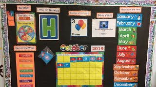 How to make a CIRCLE TIME LEARNING Board for preschoolers/Classroom Decoration Ideas will enjoy