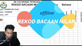 Panduan  Rekod Nilam (offlline)