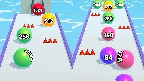 Ball Run 2048 🎱😷 - All Levels Gameplays  Android, iOS part 48