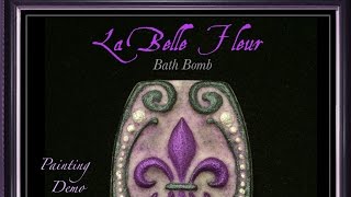 ArtisanBath Indulgences La Belle Fleur Bath Bomb Painting Demo