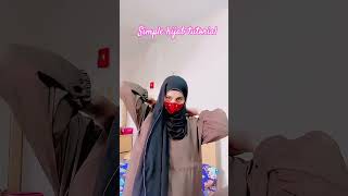 simple and easy hijab tutorial beautiful elegant look✨️🌷💗✨️🌷💗✨️