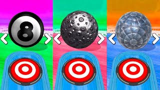 Which Black Ball Will Be the First to Complete Levels: Going Ball, Rollance, Action Ball? Race-638