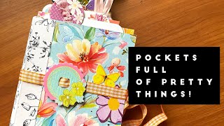 Make a cute pocket only junk journal from magazines!