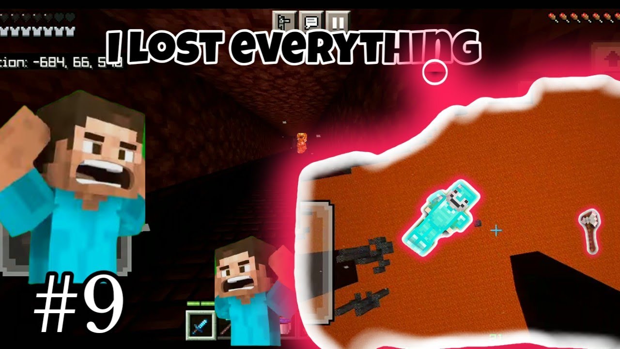 I lost my everything 😔 [ MINECRAFT Survival series ] enjoy - YouTube