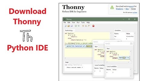 Download Thonny Python IDE