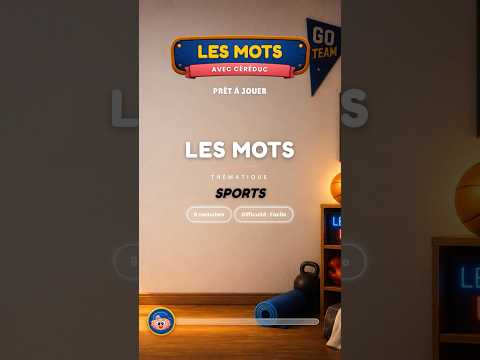 Quiz culture — Trouve le mot : Sports · 8 manches (facile) #Quizz