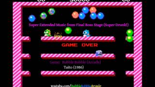 Bubble Bobble (Arcade) - Final Boss Music Super Extended (Super Drunk!)