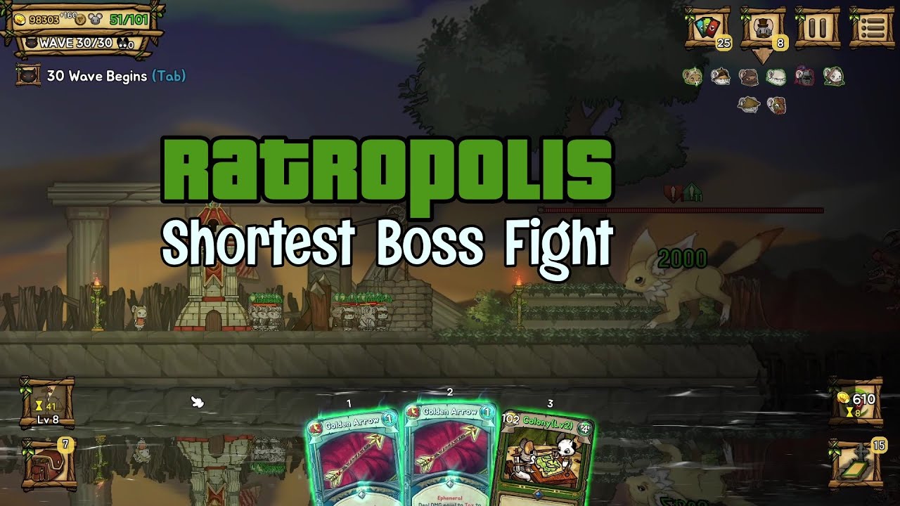 Ratropolis | Shortest Boss Fight (Merchant Leader, Desert Stage)