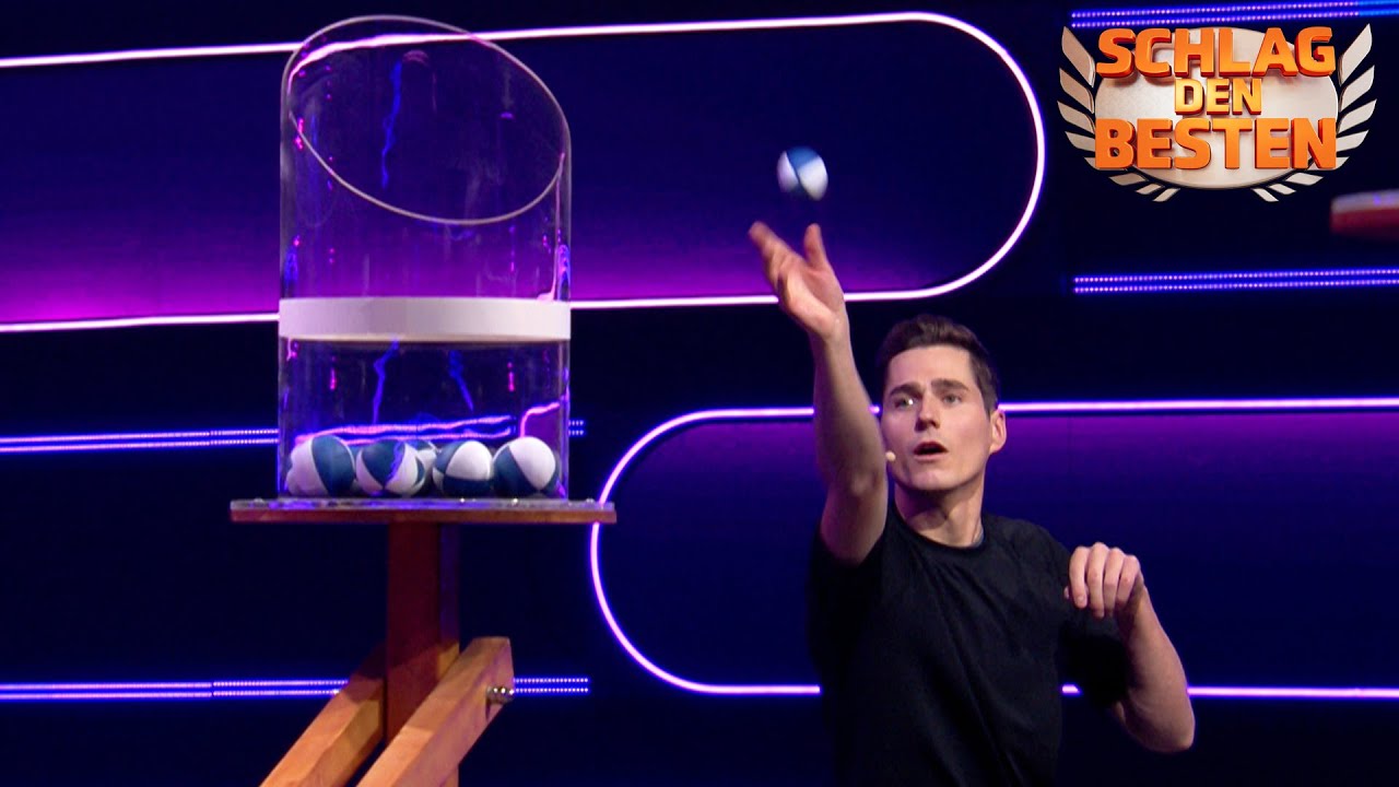 Waage-Werfen: Hilde Gerg vs. Timothy Boldt | Schlag den Besten