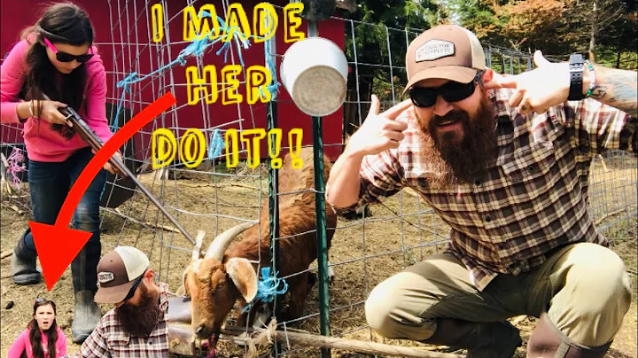 How to keep a goats head out of the fence.