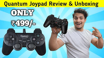 Quantum USB Joypad Review || Quantum QHM7468 USB Gamepad with Dual Vibration