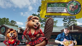 Chowin Down At The Rowdy Beaver Restaurant - Eureka Springs, Arkansas
