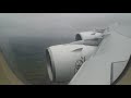 Emirates A380 - VERY Turbulent Gatwick Landing