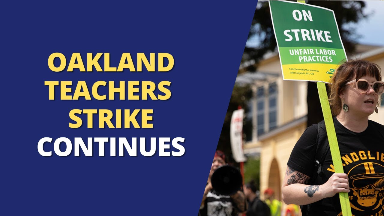 OAKLAND TEACHERS STRIKE CONTINUES - YouTube