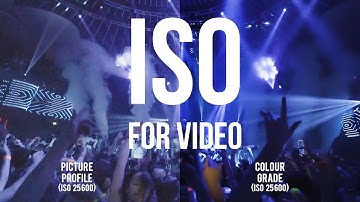 ISO SENSITIVITY - Setting Camera ISO For Videos