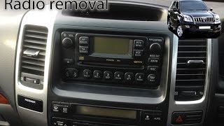 Toyota Land Cruiser (2003 to 2009) Radio Removal LC3, LC4, LC5, Prado by VOGMAN