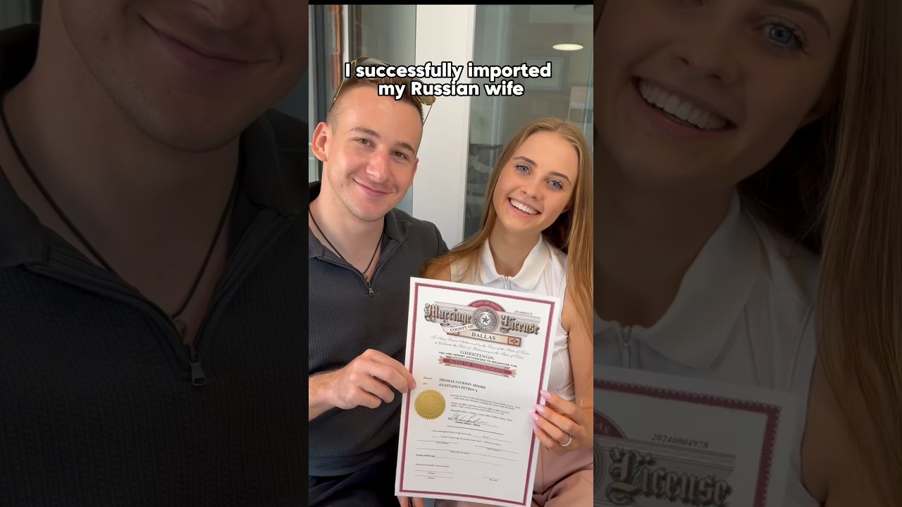 Импорт жены из России удался! 🤩