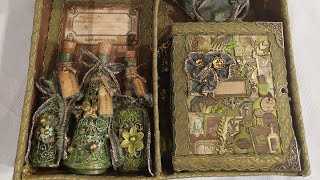Flipthrough Junk Journal Box  Botanic Alchemist