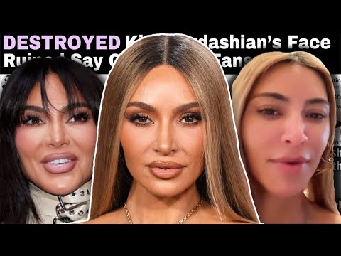 thought kylie's face was bad? Kim's is worse.